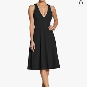 Dress the Population Catalina Midi Dress in Black | Size S